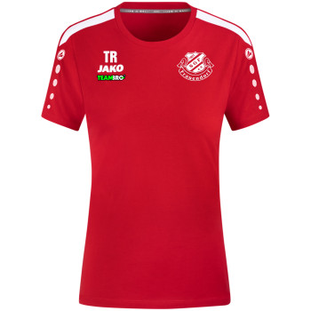 SG Frauendorf Damen Baumwoll T-Shirt rot/weiss